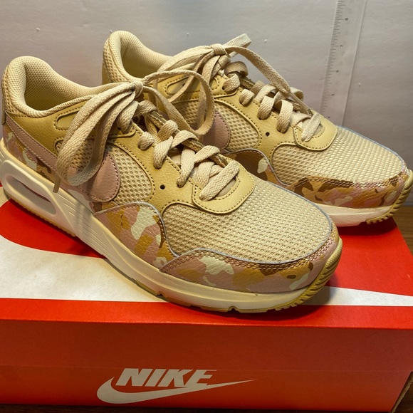 Nike Air Max SC Running Women's Size 8.5- Seasame / Pink Sail Camo Shoes - Picture 2 of 10